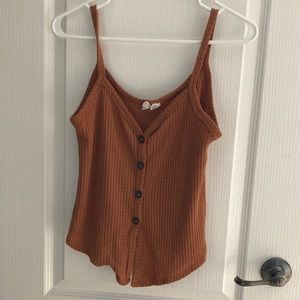 Small Brown Tank Top from Sky and Sparrow
